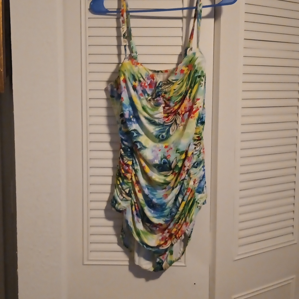 Swimsuit peacock design